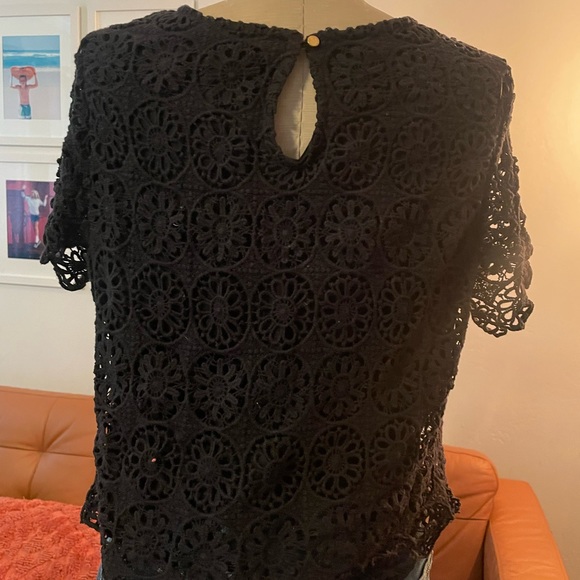 Delicate Bar III black lace top size XL - Picture 2 of 4